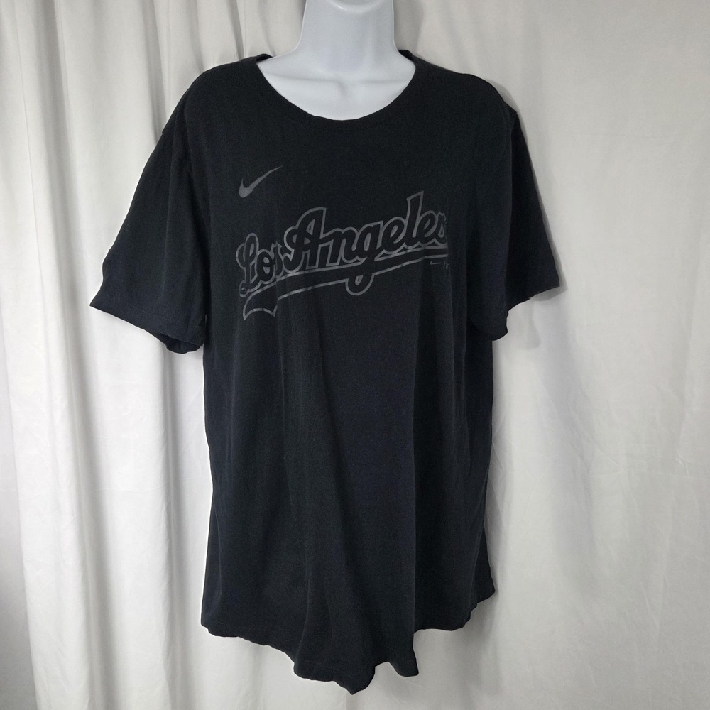 Los Angeles Dodgers Shirt Mens Large Black MLB Baseball Nike Mookie Betts Tee